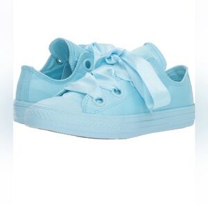 Chuck Taylor All Star Big Eyelets Ox Casual Sneakers in Cyan Tint